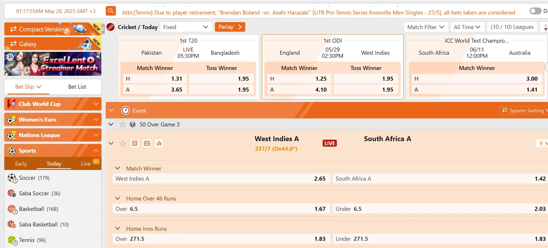 Markets for Bangladeshi Players